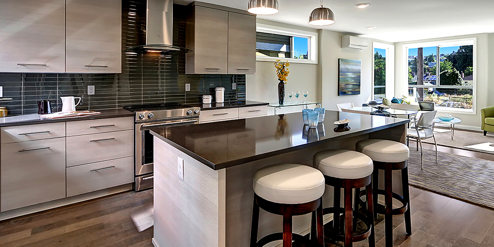 Fauntleroy Townhomes by Rudd Development — completed in the West Seattle neighborhood